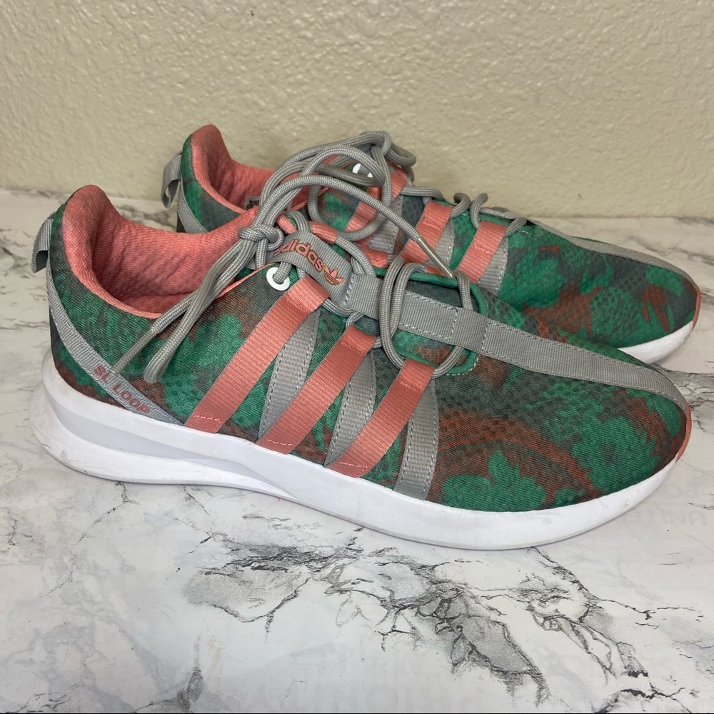 Adidas Camo Loop Racer Athletic Shoes Size 7.5